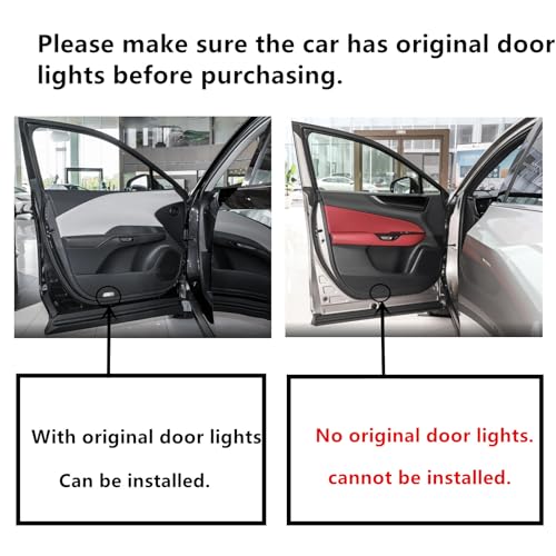 Bokocs Never Fade Car Door Lights Logo, Compatible with Infiniti: Q40/50/60/70,QX50/56/60/70/80,EX25/35/37,M25/35/37/45/56,FX35/37/45/50,G25/35/37, Welcome Light Puddle Lamp Car Accessories - 2PCS - Image 2