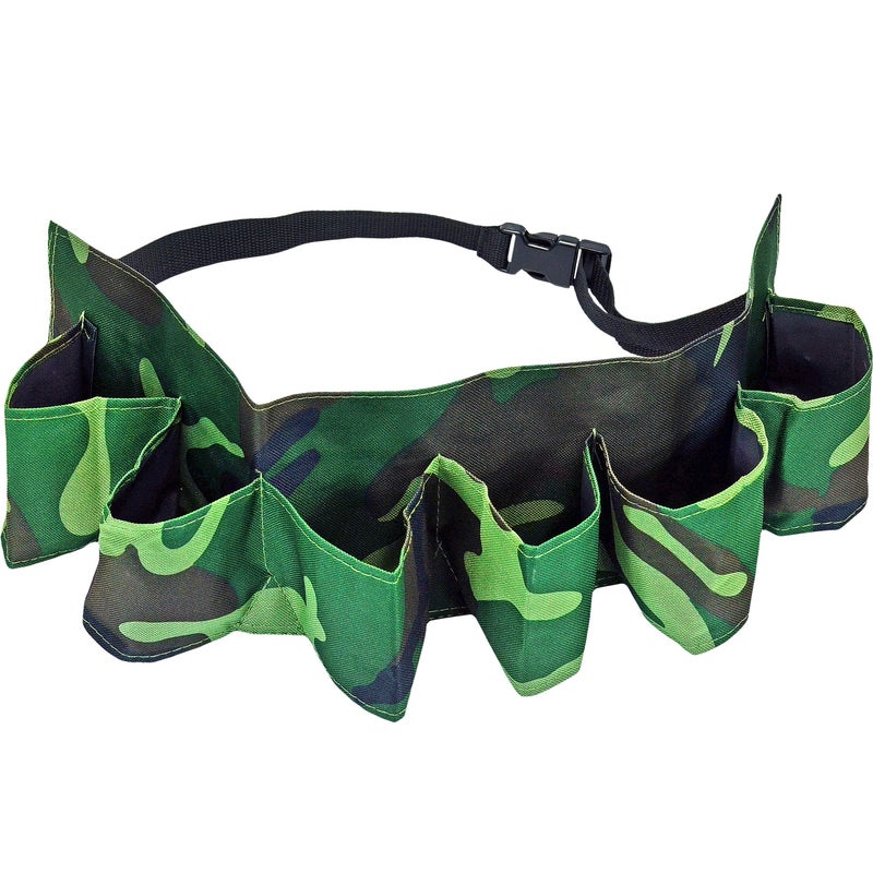 Fairly Odd Novelties Camo Beer Belt Holds 6 Cans or Bottles  Camouflage Holster 