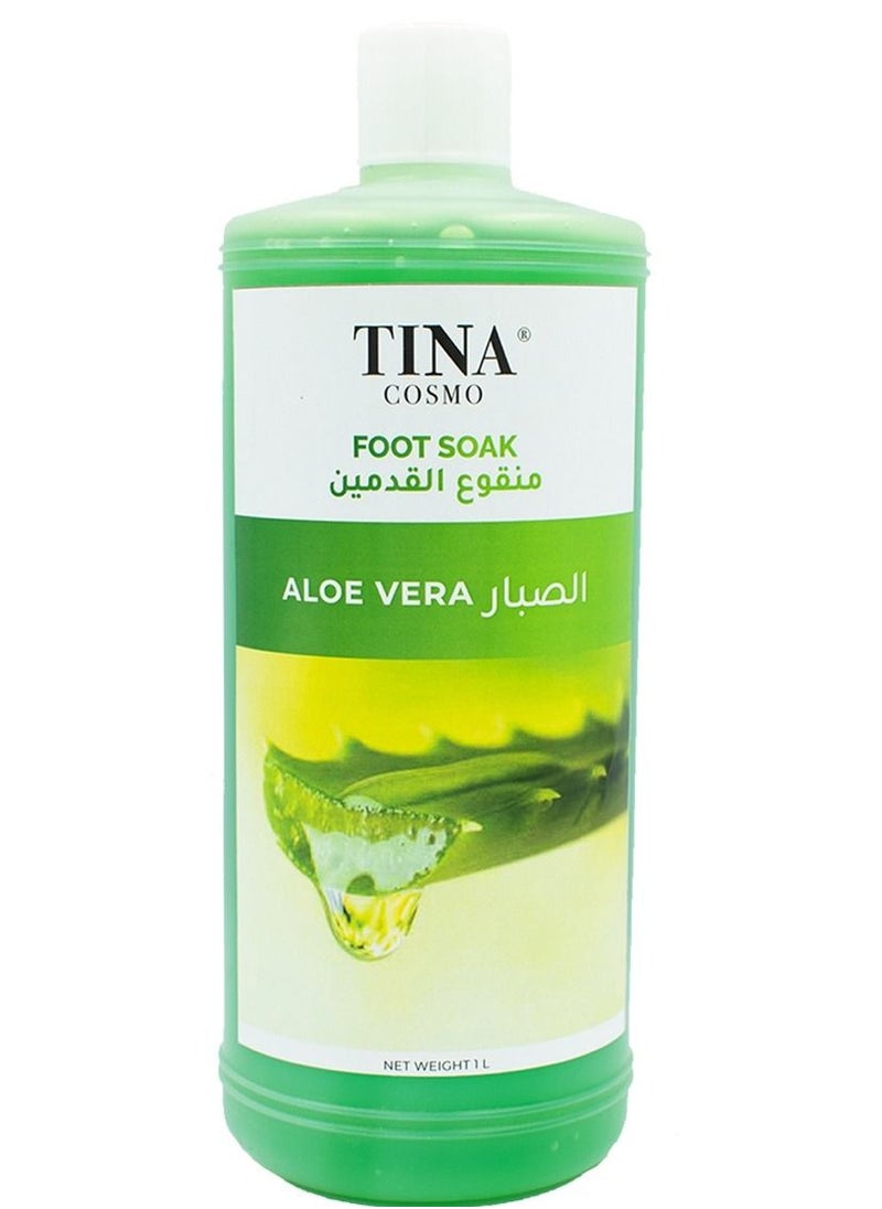 Tina Cosmo Foot Soak Aloe Vera  1000 ML  - Image 1