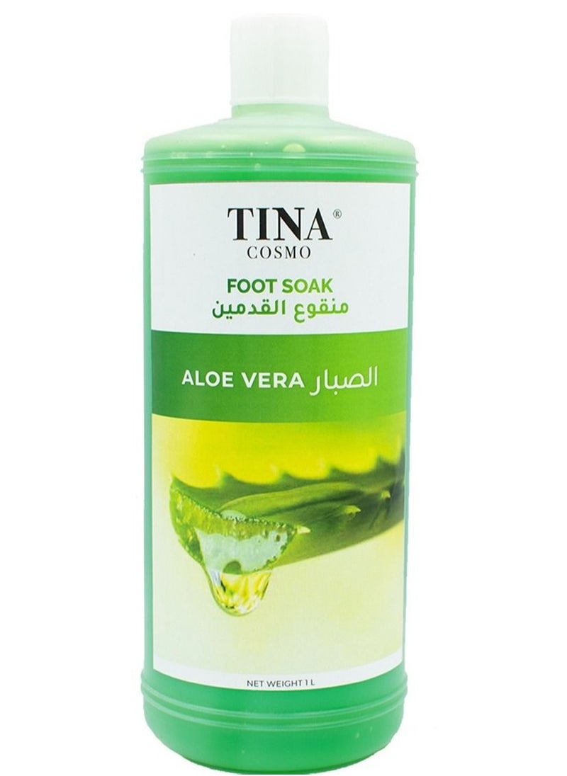 Tina Cosmo Foot Soak Aloe Vera  1000 ML  - Image 2