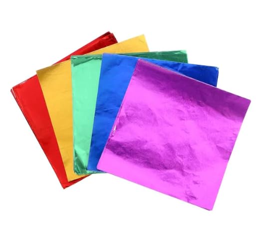 Foilman Confectionery ChocolateCandy Wrapper Foil sheets DIY Candy and Chocolate Wrapping For All Occasions Pack of 500 Sheets 3 x 3 Inch Dark Green - Image 5