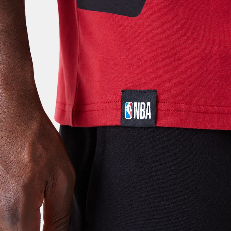 NEW ERA Men's NBA Miami Heat Large Wordmark T-Shirt