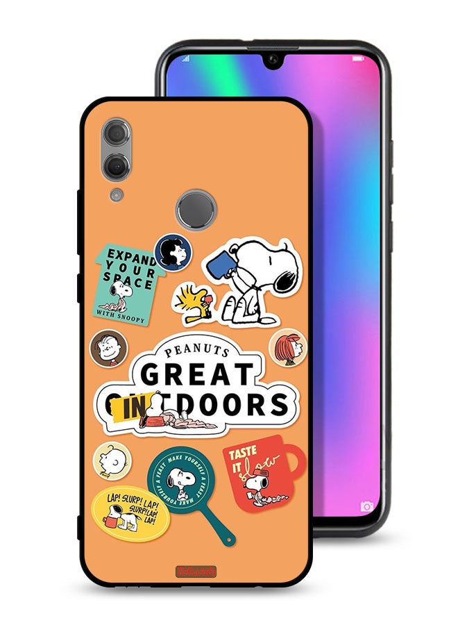 Tolwak Honor 10 Lite Protective Case Cover Peanuts Stickers - Image 1