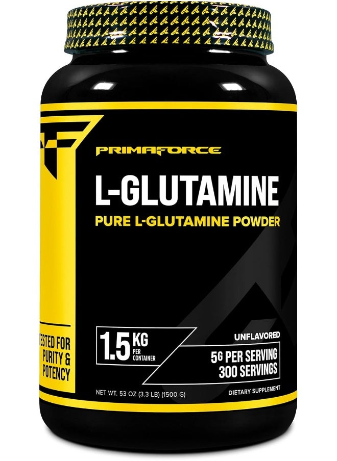Primaforce L-Glutamine Powder 1500 Gram (1.5 Kg) Dietary Supplement  - Image 1