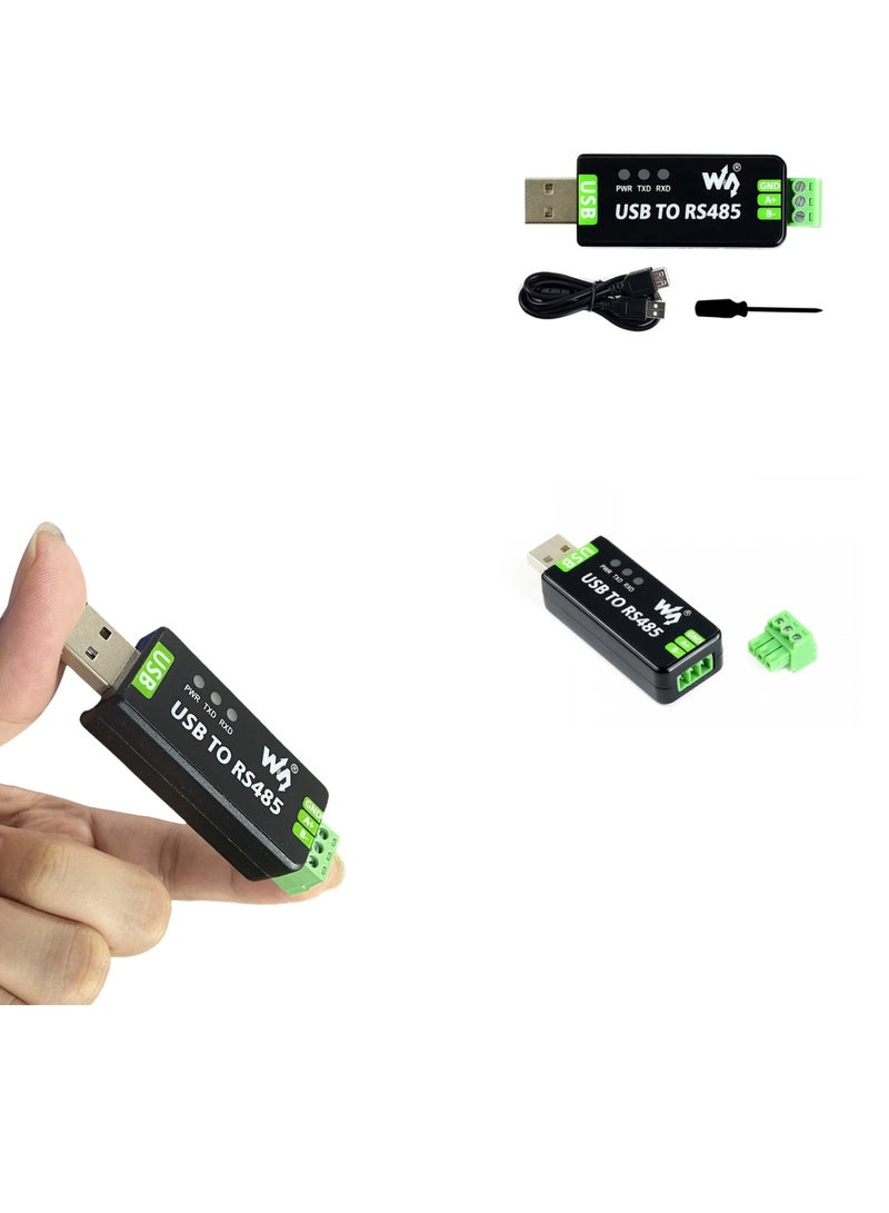 McDou Industrial USB to RS485 Converter Adapter Original FT232RL Fast Communication Embedded Protection Circuits Resettable Fuse ESD Protection TVS Diode etc Automatic Transceiving - Image 1