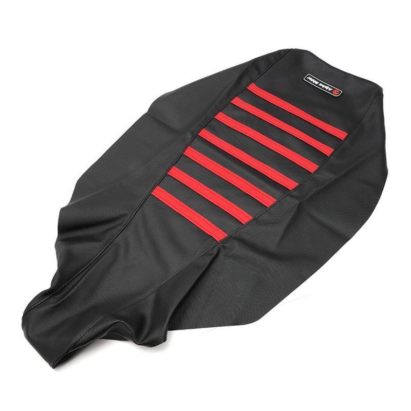 WIKIBB Grip Seat Cover Fit for 20042018 Honda TRX 450 ERTRX 450 R Seat Wheeler Quad Multi Gripper Seat Cover 197 Red  Black