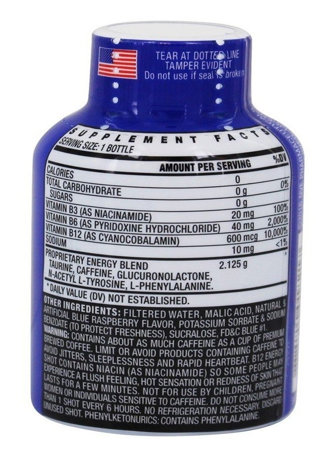 Stacker 2 Blue Raspberry B12 Energy Shot (12 Pack) - Image 2