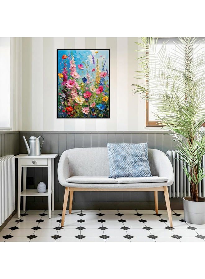 Hutarosl Wild Flowers Diamond Art Kits for Adults - Flowers Diamond Painting for Adults, Flower Gem Painting for Adult and Crafts Home Decor 12x16inch - Image 2