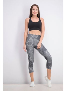 Reebok Women Running 3 and 4 Tight, Cold Grey  - Image 2