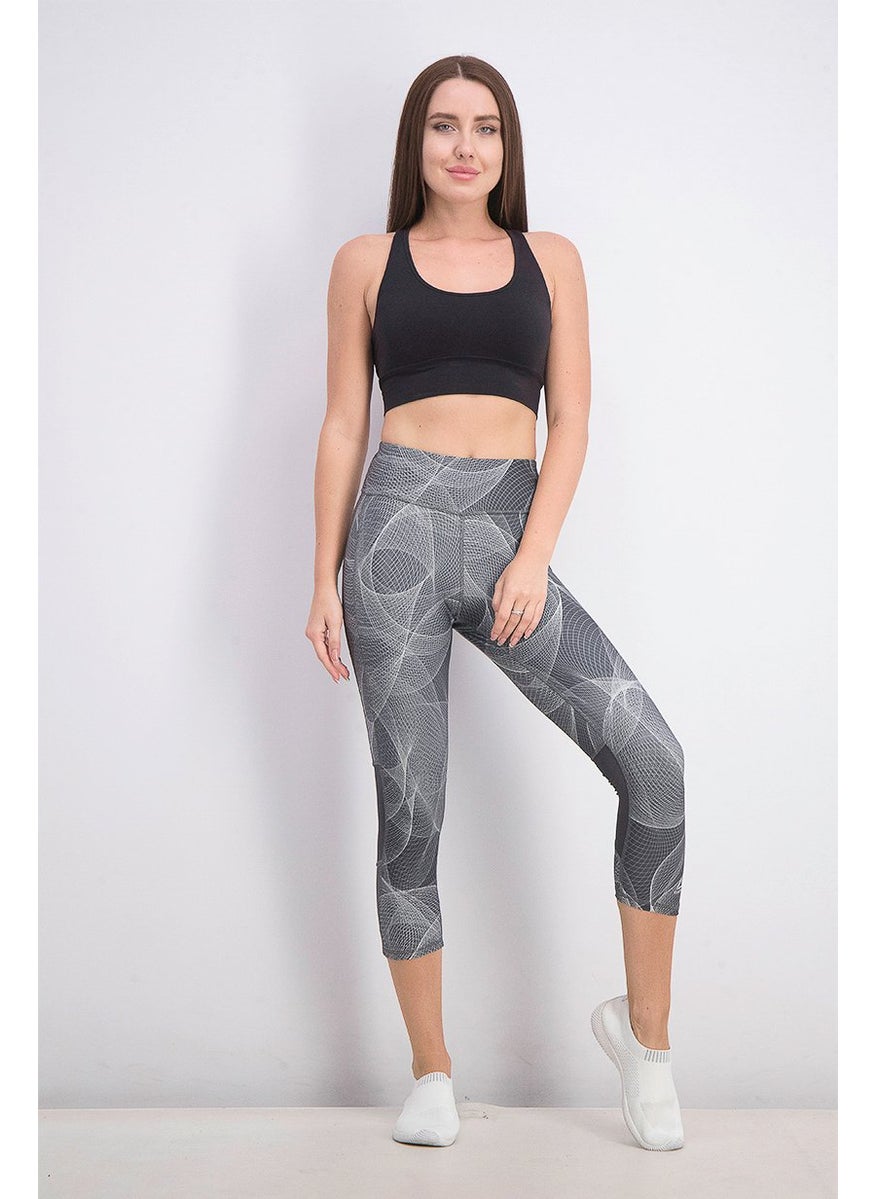 Reebok Women Running 3 and 4 Tight, Cold Grey  - Image 2