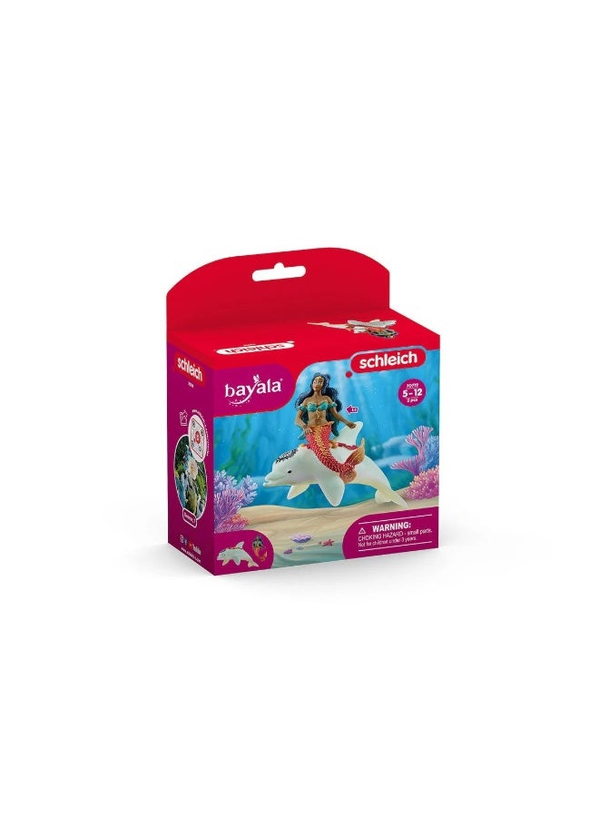 Schleich Bayala Isabelle On Dolphin Figure Set (14.99 X 7.87 X 18.03 Cm, 2 Pieces) - Image 1