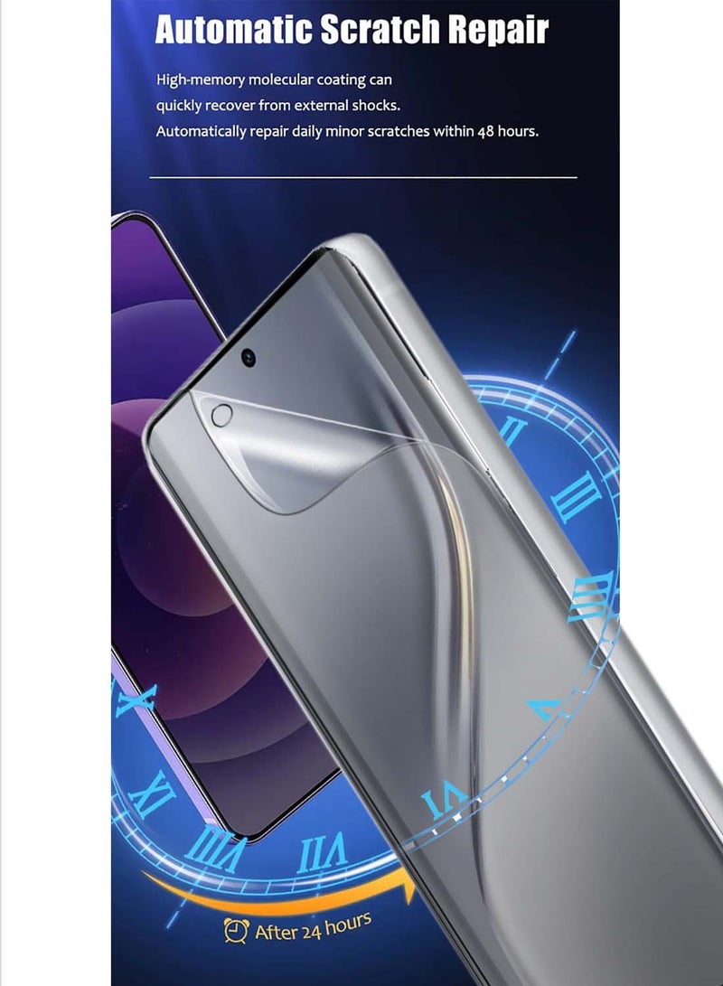 Wtech Tecno Camon 40 Pro 5G 2025 Premium Hydrogel Film Thin and Flexible Screen Protector (MSHFMN) - Clear - Image 4