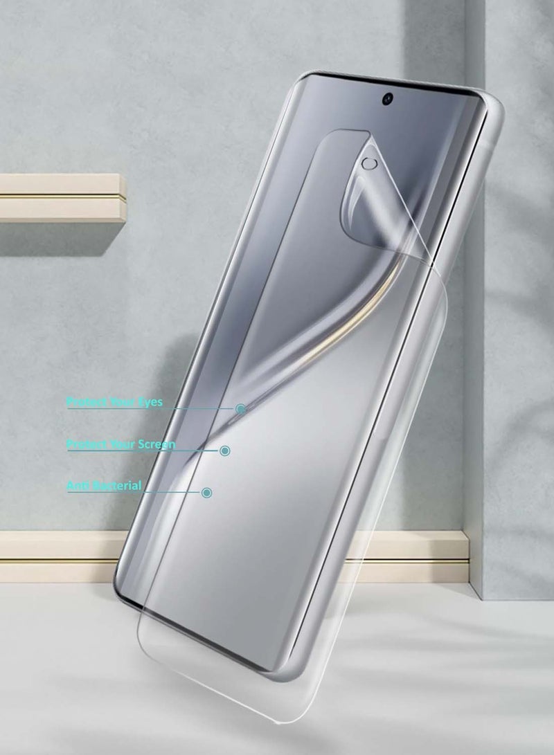 Wtech Tecno Camon 40 Pro 5G 2025 Premium Hydrogel Film Thin and Flexible Screen Protector (MSHFMN) - Clear - Image 2