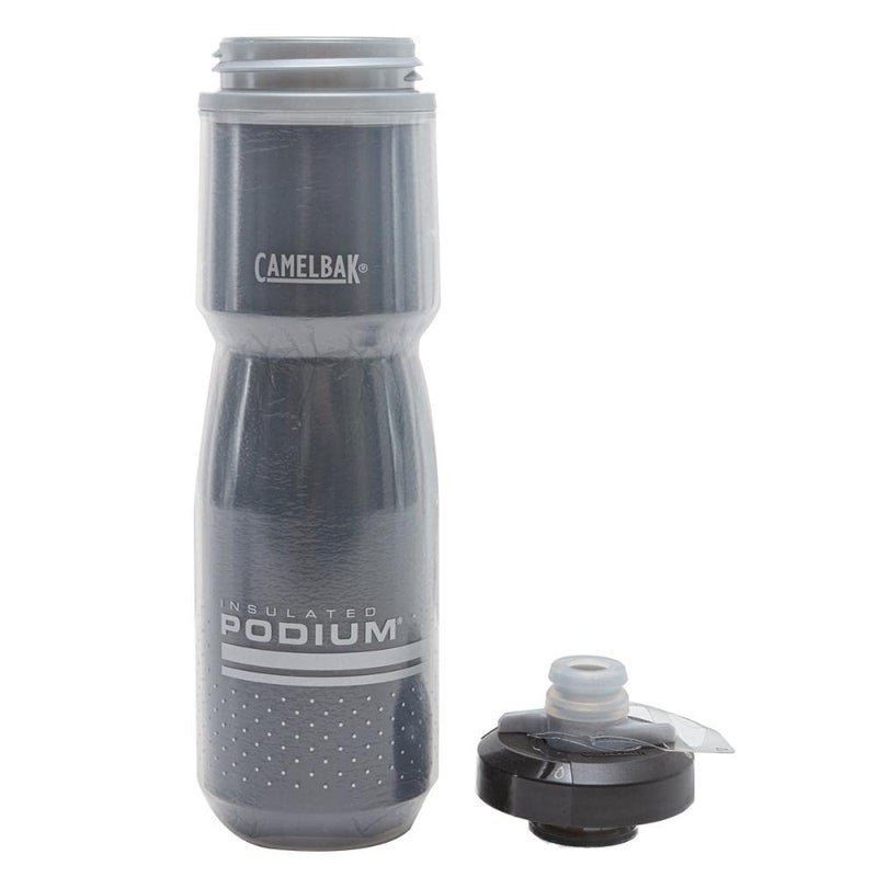CamelBak Podium Chill Insulated Bike Water Bottle - Easy Squeeze Bottle - Fits Most Bike Cages - 24oz  Black - Image 3