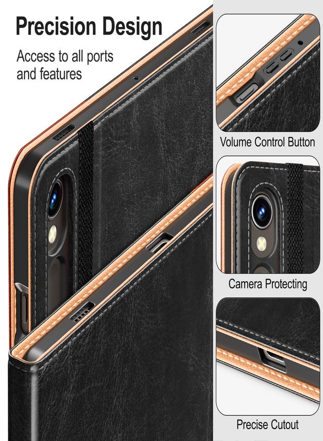 DTTO for Samsung Galaxy Tab S9 FE 5G 10.9 Inch/Galaxy Tab S9 11 Inch Case 2023 Released, Premium Leather Business Folio Stand Cover with S Pen Holder, Auto Sleep/Wake, Black Brown New - Image 3