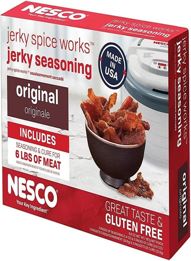Nesco Jerky Original Seasoning 3 Pack (Makes 6 Pounds of Jerky) - Image 1