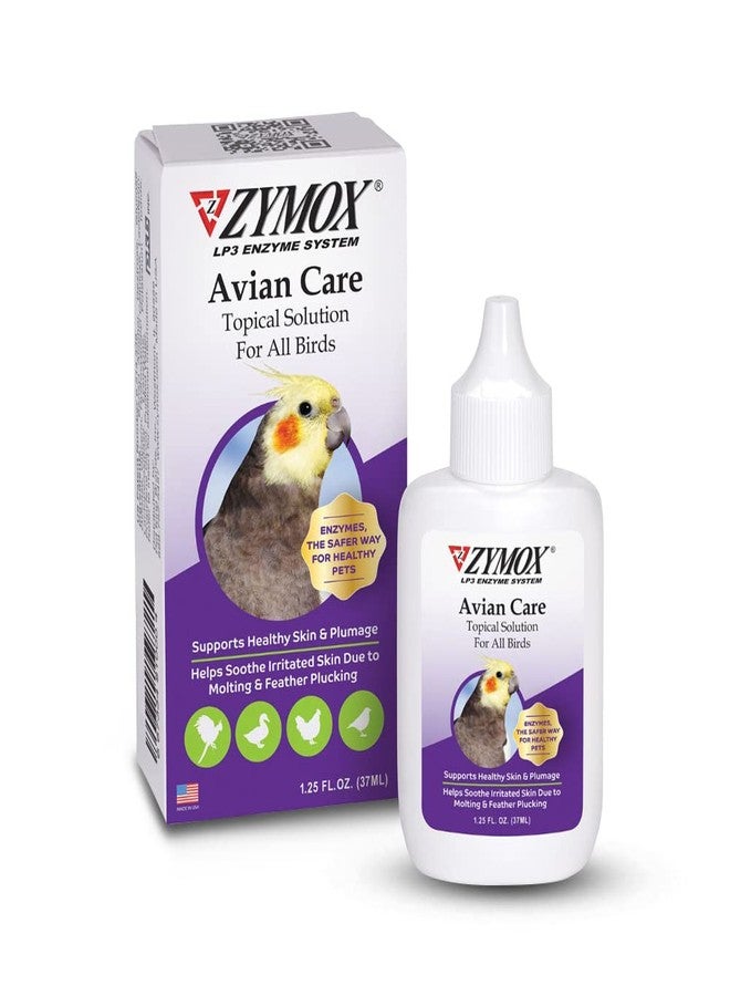 ZYMOX Avian Care Topical Solution w/o Hydrocortisone - 1.25 oz - Image 1