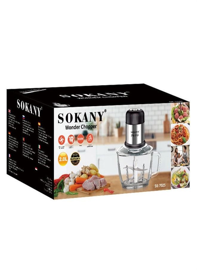 sokany - Electric Meat Grinder Blender Mincer Mixer Food Processor Machine - Image 1