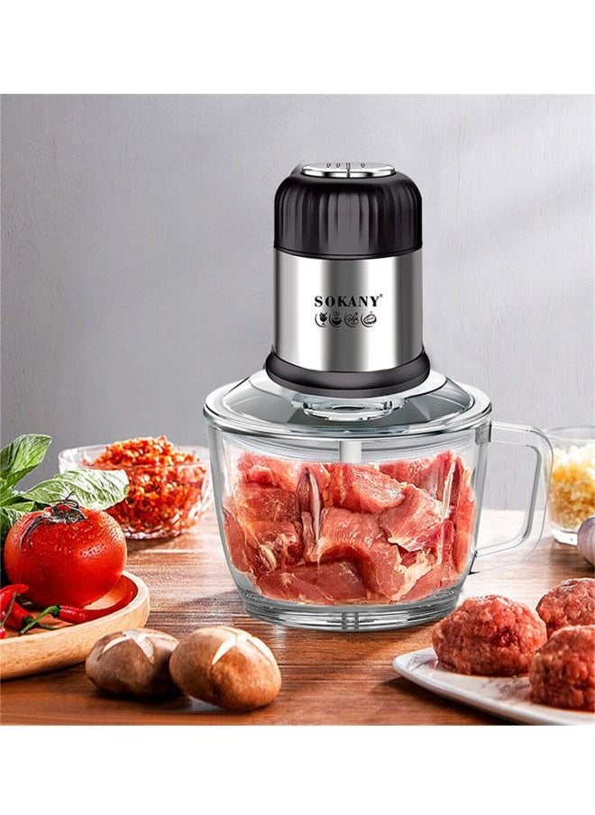 sokany - Electric Meat Grinder Blender Mincer Mixer Food Processor Machine - Image 1