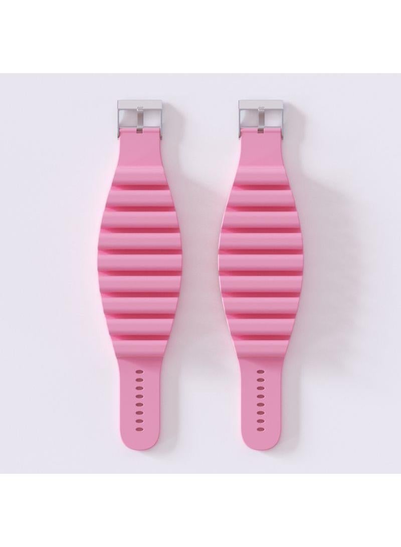 Generic A pair of silicone weight-bearing bracelets for outdoor sports, running training, weight gain, fitness bracelets, and foot rings 