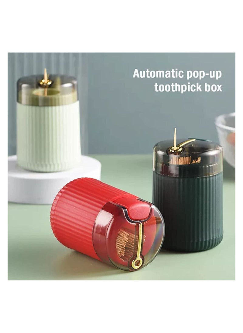 Pop-up Automatic Toothpick Dispenser, Auto Toothpick Dispenser, Automatic Toothpick Dispenser 3Pcs