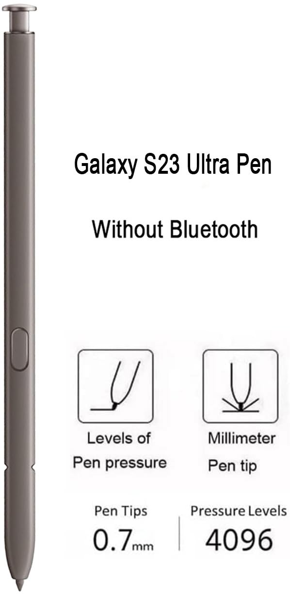 Befzygwk Galaxy S24 Ultra S Pen Replacement for Samsung Galaxy S24 Ultra 5G Touch Stylus Pen, 4096 Levels of Pressure Sensitivity S24 S Pen (Without-Bluetooth) Replacement + Tips/Nibs (Violet) - Image 4