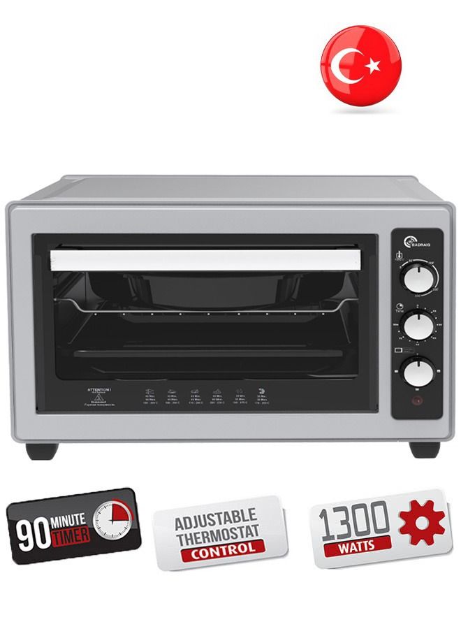Badraig Electric Oven Turkish Premium 1300W Big Sizes 40L / 36L  - Image 1