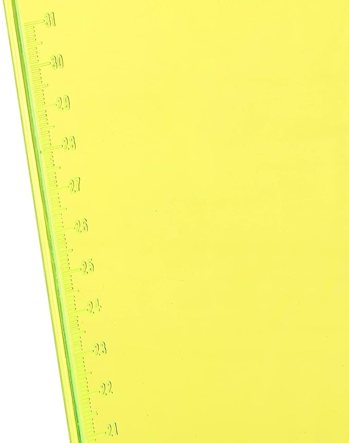 CUBIC Neon Green Premium Exam Clipboard | 35 x 24 Size | Unbreakable Writing Pad with Strong Metal Clip for Students & Office Use - Image 4