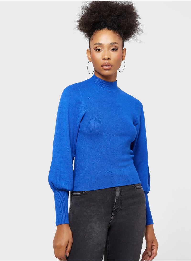 VERO MODA - High Neck Knitted Sweater - Image 1