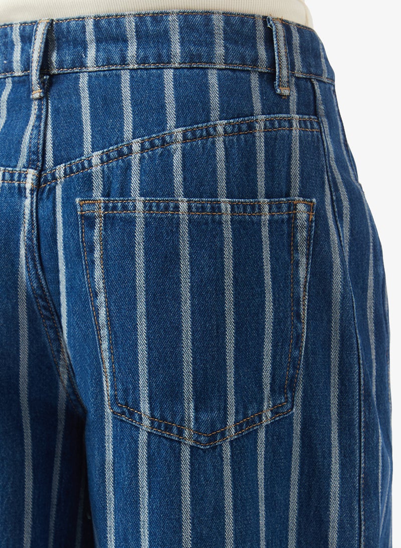 TOPSHOP April Crop Barrel Fit Jeans - Image 5