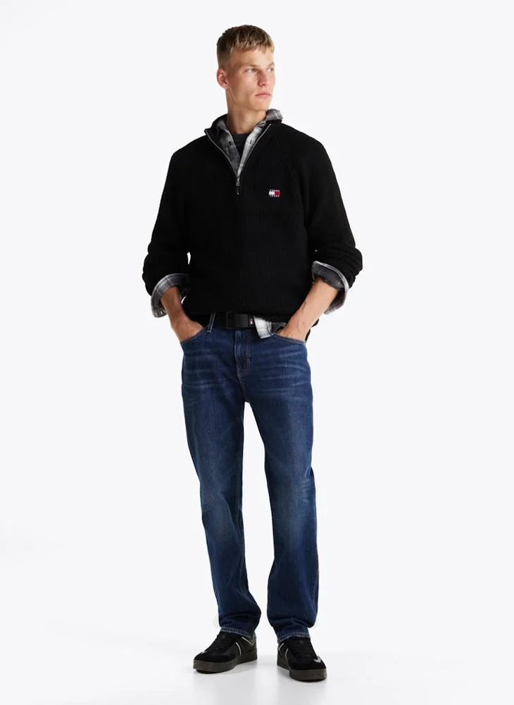 تومي جينز Zip Detail Knitted Sweaters