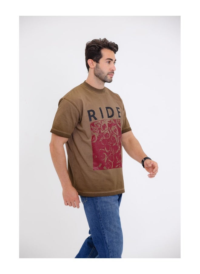 WHITE RABBIT "RIDE" Floral Graphic T-Shirt  - Image 3