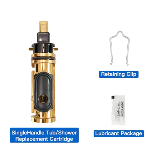 ZXFENG Replacement Cartridge for 1222 Kit for Moen One-Handle Faucets, Replacement Compatible with Moen Tub Shower,Shower-Only Faucet Cartridge for 1222 Replacement Part,All Metal - Image 5