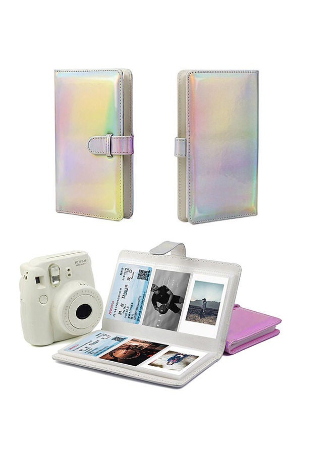 أو أوزون 96 جيوب بحجم البطاقة جيوب Fujiflims ألبوم صور صغير لكاميرا Fujifilm Instax Mini 11 9 7s 8 8+ 25 26 50s 70 90 كاميرا فورية - فضي  - Image 2