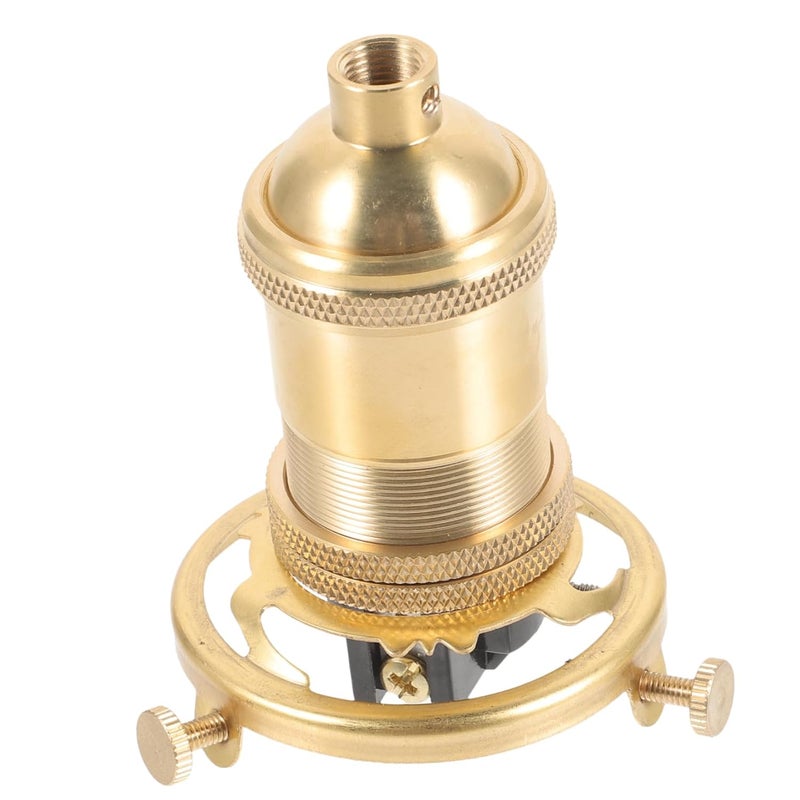 Angoily Light Socket Vintage Lamp Holder with Switch Durable Aluminum Base for Outdoor Use Easy Installation with Mounting Bracket for DIY Pendant Lighting - Image 1