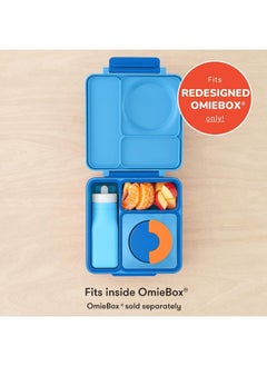 OMIE Omie OmieBox Reusable Silicone Water Bottle - 8.7 oz, Straw Top, BPA-Free & Phthalate-Free, Leak-Proof (Blue)  - Image 2