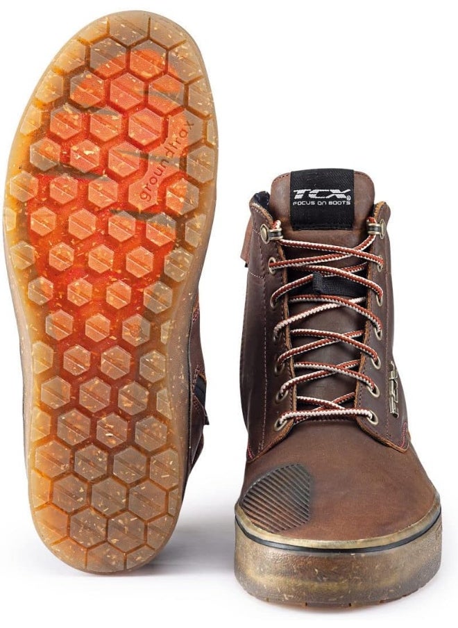 TCX Boots - Dartwood Wp 21' Men'S Street Motorcycle Shoes - Brown / 45 - Image 1