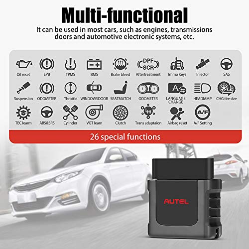 Autel MaxiVCI Mini Bluetooth, Vehicle Communication Wireless Interface, Diagnostic Connector Compatible for MK808BT MK808TS MX808TS MP808TS TS608 - Image 4