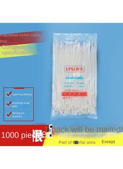 الأزرق جي دبليو حبل مشبك ، حزام نايلون ، 10 أحزمة ، أقفال ثابتة بلاستيكية ، 00 خطوط ربط ، قفل ذاتي كبير  - Image 4
