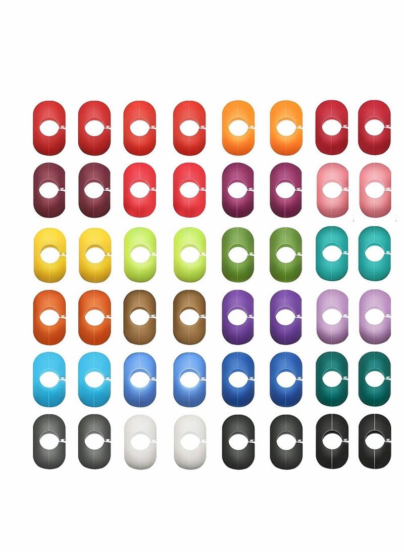 Excefore Glass Charms Markers Drink Markers, 48 Pcs Colorful markers Silicone Drink Markers  - Image 1