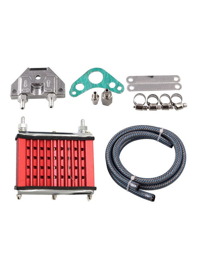 NIBEMINENT Universal Motorcycle Engine Oil Cooler - Image 1