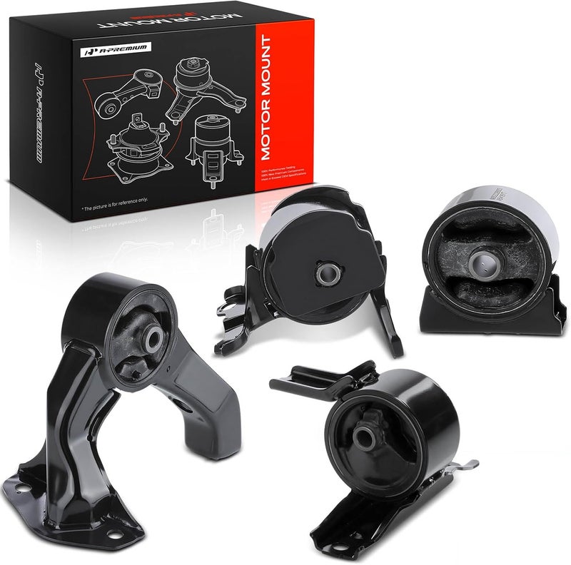 A-Premium Engine Motor and Transmission Mount Kit for Mitsubishi Lancer, RVR, Outlander Sport - 4-PC Set - Image 1