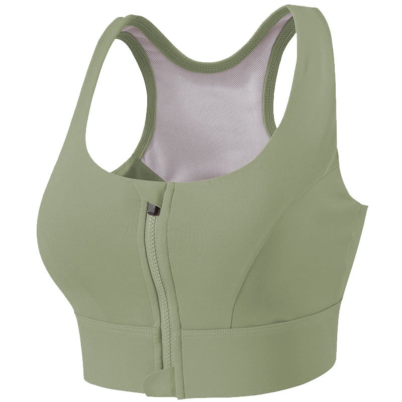 one-piece sports underwear high strength shockproof push up running bra breast collection yoga vest - Image 1
