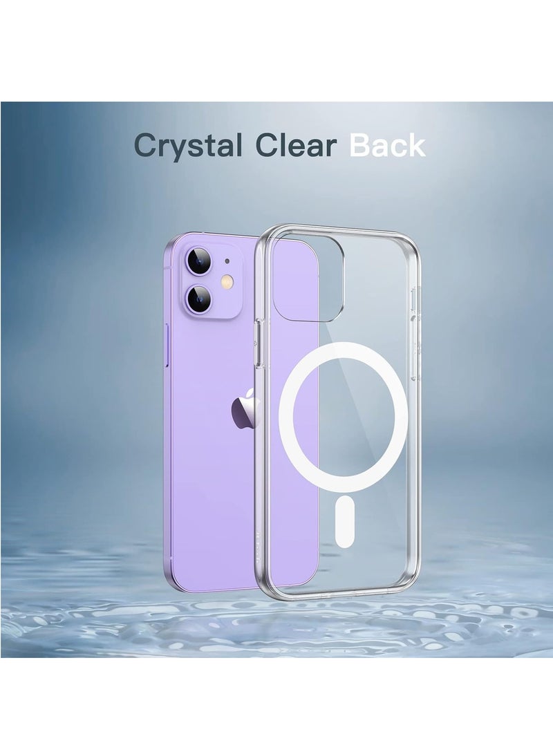 DUSALA IPhone 12 Case Camera Control Compatible with MagSafe Shockproof Military-Grade Protection Magnetic Phone Case for iPhone 12 Classic Hybrid Case Clear - Image 5