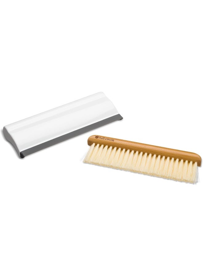 Full Circle Crumb Runner, Counter Sweep and Squeegee, White - Image 3