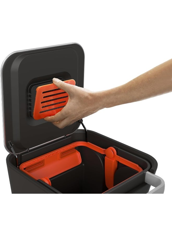 Joseph Joseph Joseph Joseph 30037 Intelligent Waste Titan Trash Can Compactor 5 Gallon/20 Liter  - Image 2