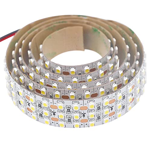 SuperlightingLED DC12V High CRI 95 White LED Strip Lights - Triple Row Daylight White 6000K 360LEDs 3528SMD Flexible LED Tape Lights For Photography, Trunk lighting(12V 6000K 1m/3.28', Non-waterproof IP20) - Image 1