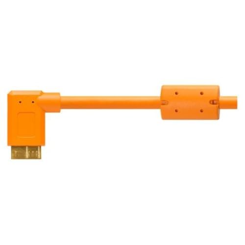Tether Tools CU61RT15 USB 3.0 to Micro-B Right Angle (Orange) - Image 3