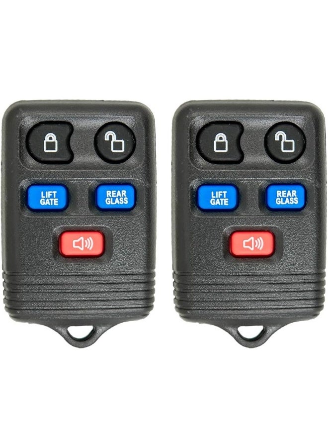 Keyless2Go Replacement for Keyless Entry Remote Car Key Fob 2003 2004 2005 2006 2007 Lincoln Navigator That Use FCC CWTWB1U551 - 2 PACK - Image 1