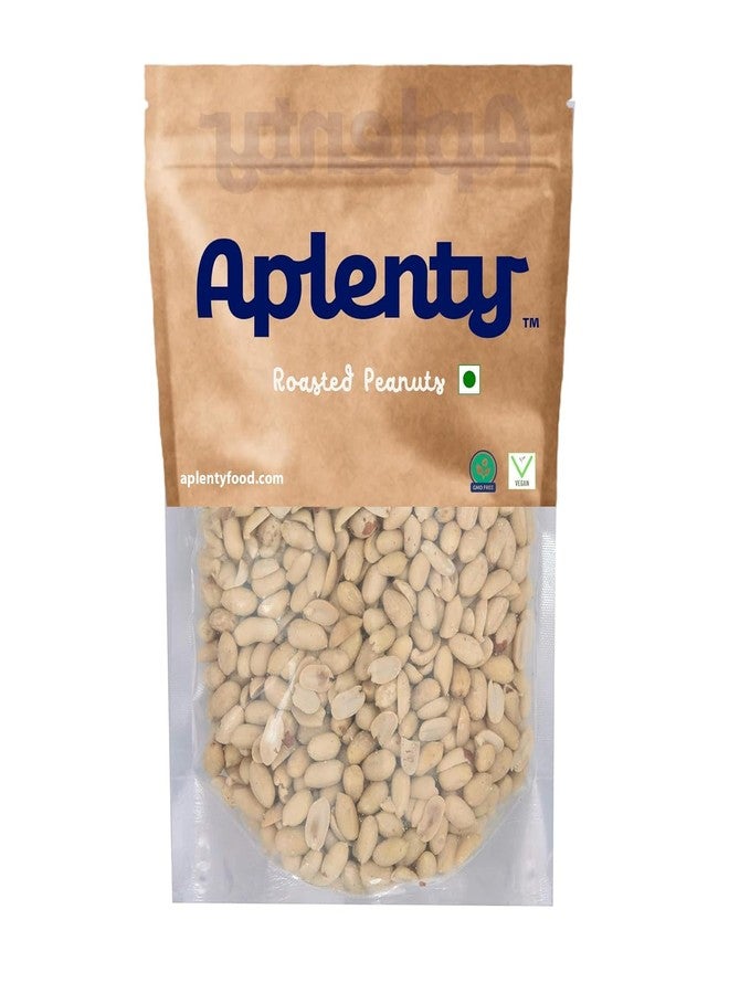 Aplenty Dry Roasted Unsalted Peanuts 900g Skin Removed High Protein Heart-Healthy Snack for Kids Adults Natural Clean Eating Nutritious Tasty Whole Peanut - Image 1